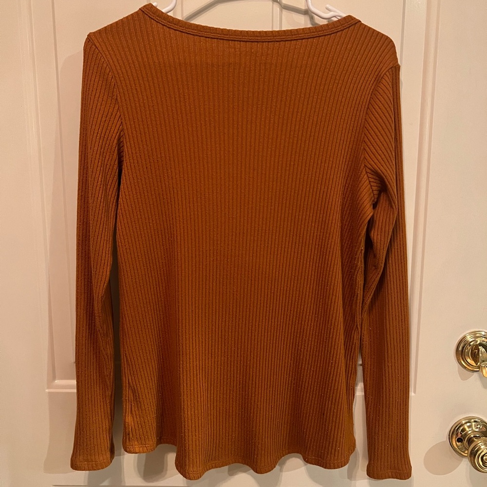 Rust Colored American Eagle Sweater/Shirt - Picture 4 of 4